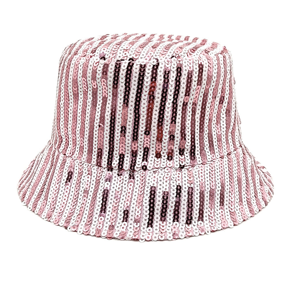 Wholesale Sequined performance bucket hat sun visor bucket hat
